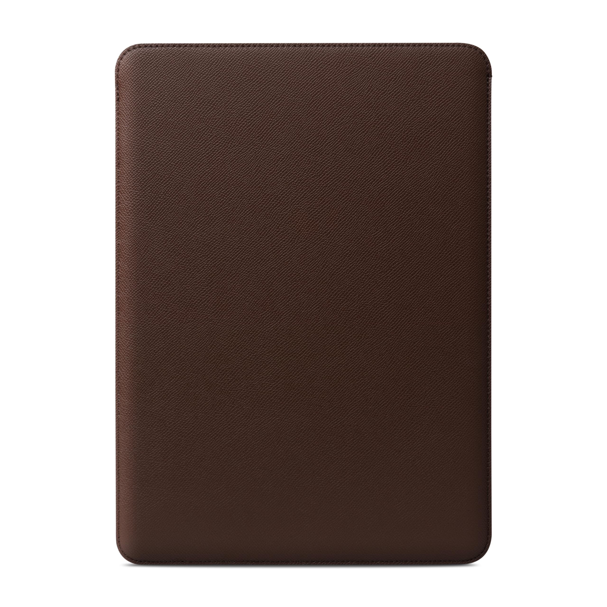 Premium Slim Laptop Sleeve for MacBook Pro 16-Inch (M4 Pro/Max 2024, M3, M2, M1) - Faux Leather Protective Case in Coffee Brown | Perfect for Office, Travel & School | Durable & Stylish MacBook Cover