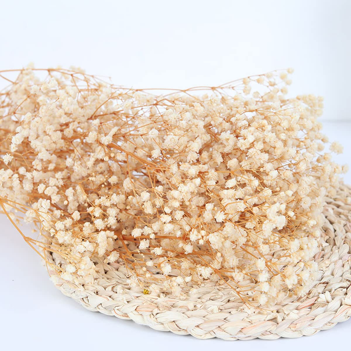 80g Dried Gypsophila Bouquet - Natural White Baby's Breath Flowers for Wedding Decor, Home Decoration, DIY Crafts, Headdress & Wreath Making - Perfect for Centerpieces, Bridal Bouquets, and Rustic Wedding Themes