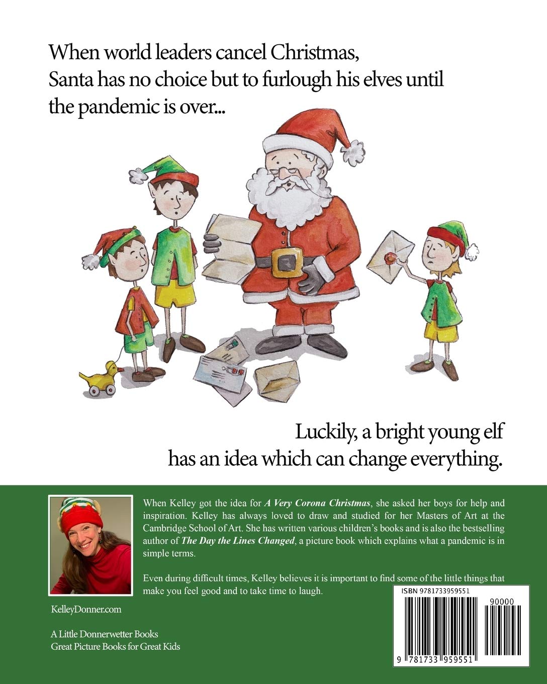 Santa Stays Home Christmas Decorations - Holiday Home Decor for COVID Safety - Perfect for Indoor Christmas Tree Ornaments & Pandemic-Themed Holiday Parties