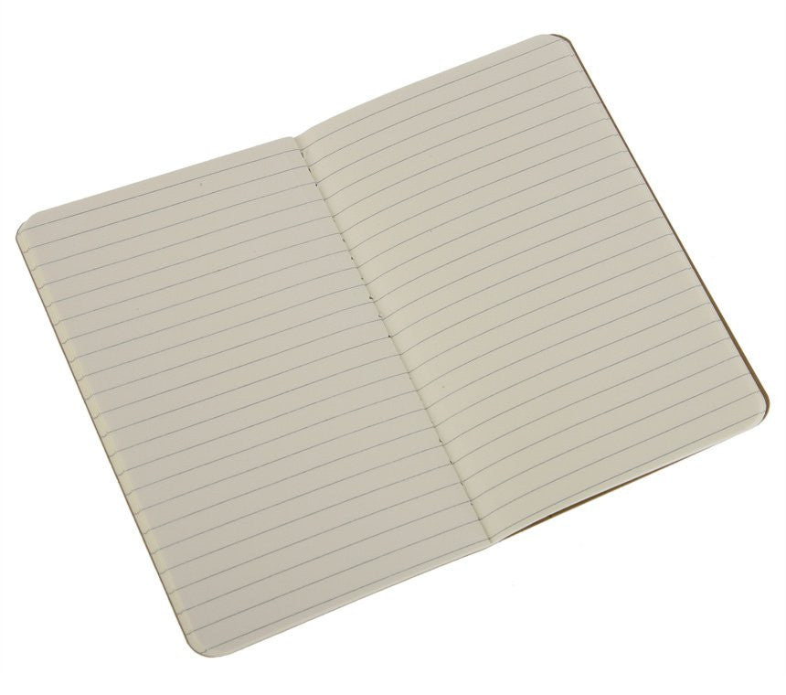 Premium Moleskine Ruled Cahier Journal Set - 3 Pack with Durable Cardboard Cover for Note Taking, Sketching & Daily Planning | Perfect for Students, Artists & Professionals