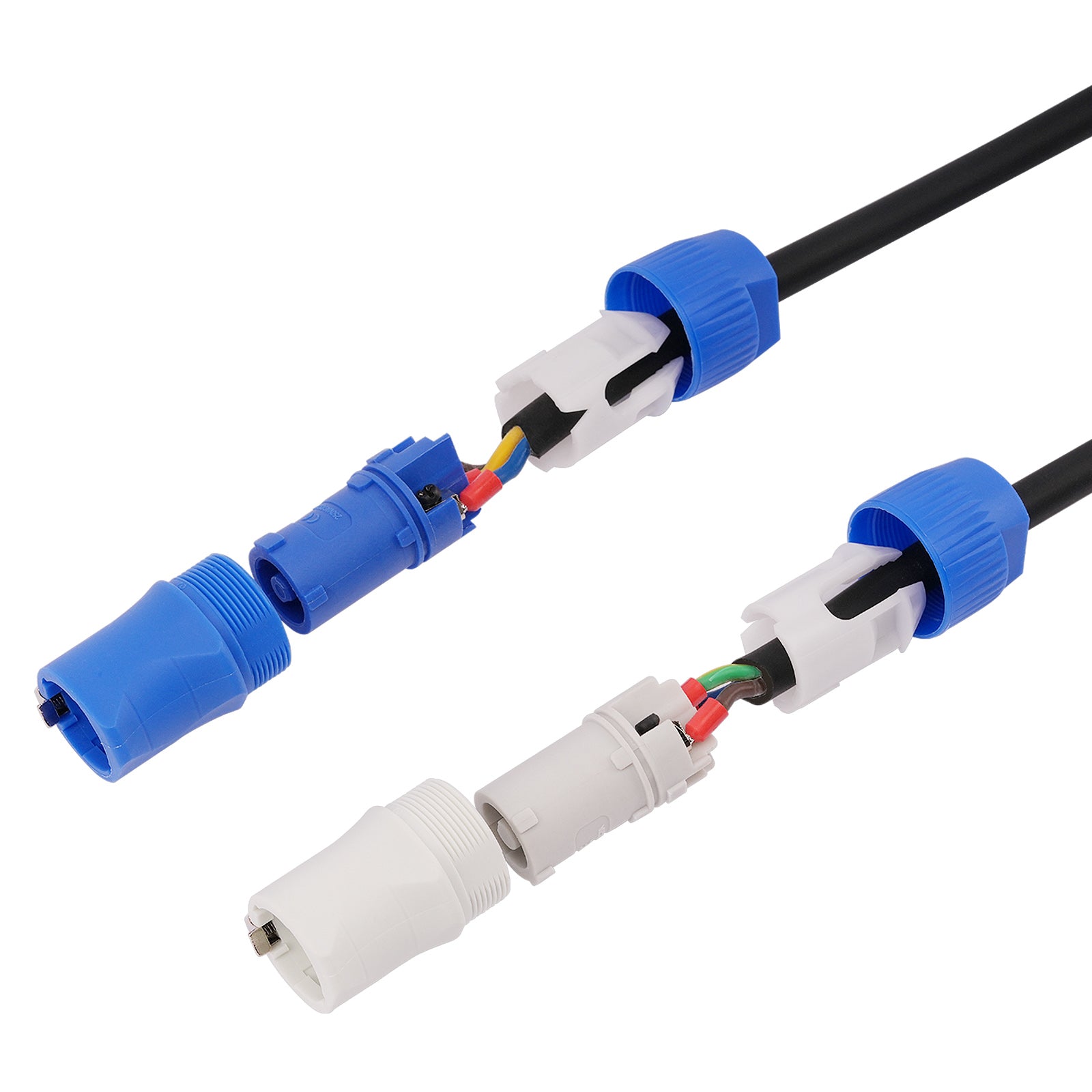 12Ft Heavy Duty Power Extension Cord with 3 Outlets - EX PWRC L12 - Perfect for Home Office, Workshop, and Outdoor Use