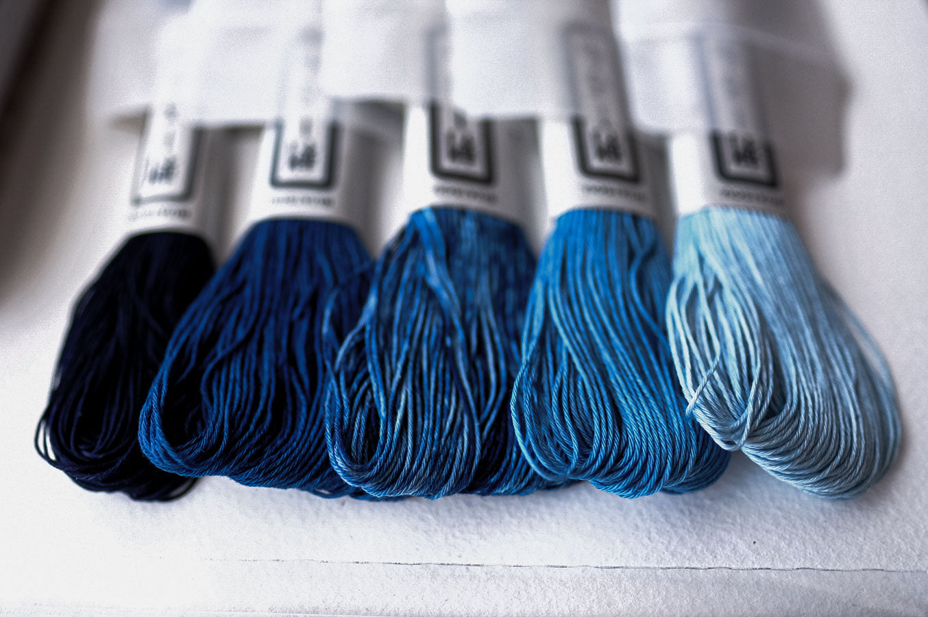 Premium Indigo Dyed Sashiko Thread for Japanese Embroidery & Fabric Repair - Strong Cotton Thread for Boro, Quilting, and DIY Crafts
