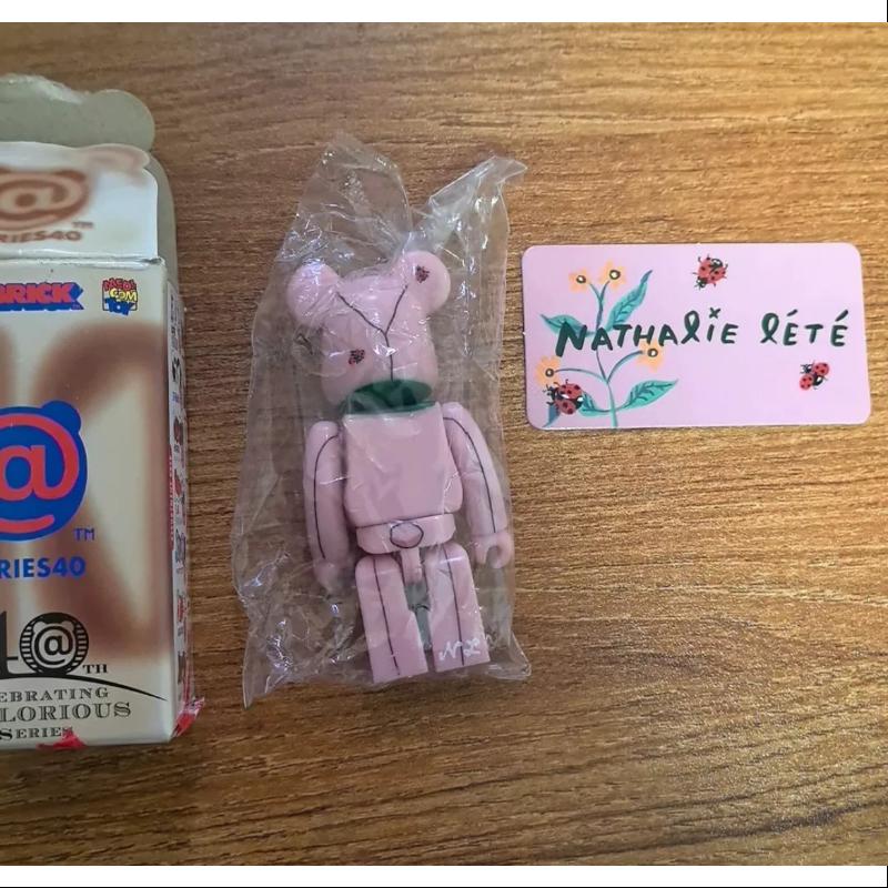 Bearbrick Series 40 ANIMAL Nathalie Lete 100% Collectible Art Toy - Perfect for Display, Gifts & Anime Collections