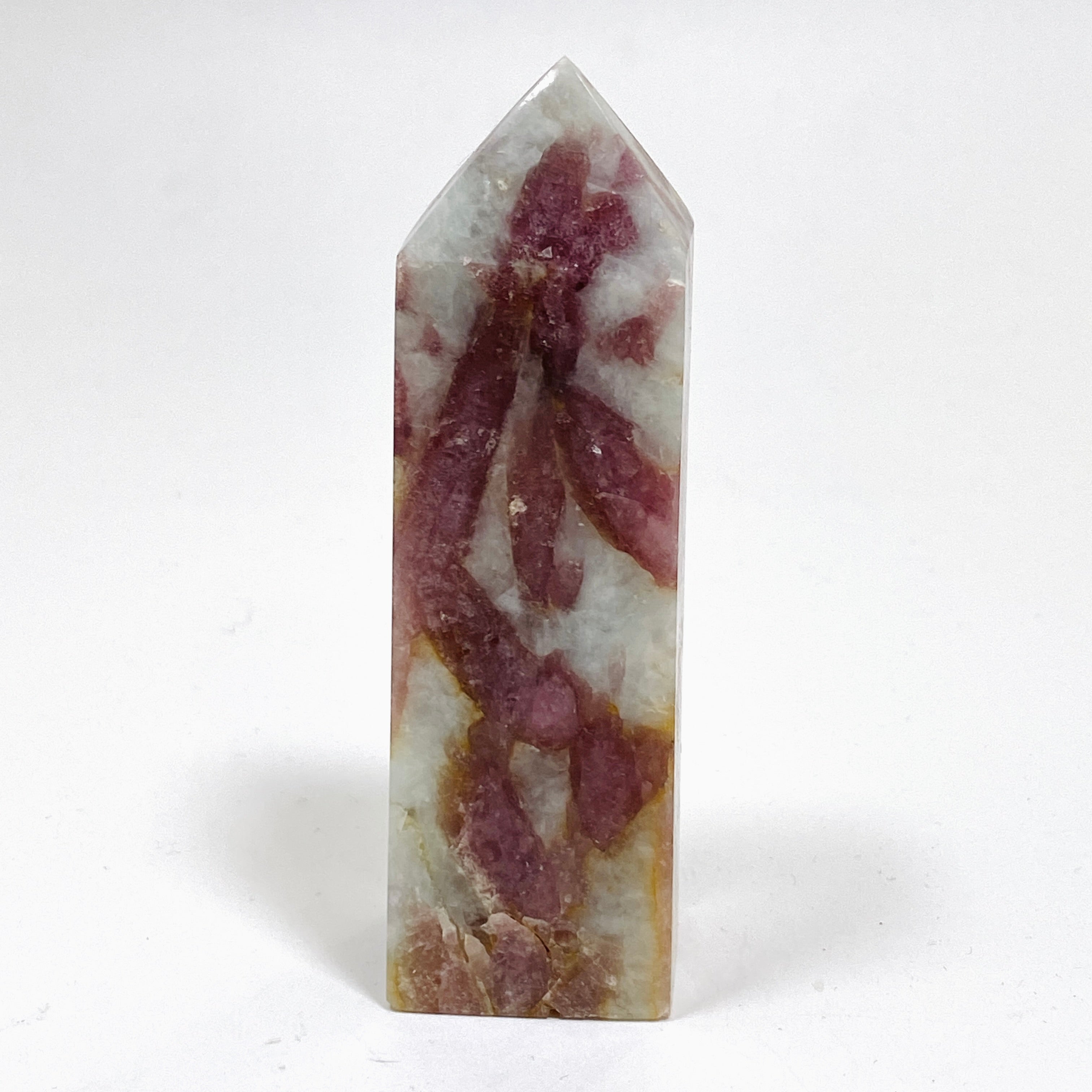 Natural Pink Tourmaline Quartz Point Crystal - PTT 02 for Healing, Meditation & Energy Work - Perfect for Home Decor, Reiki Practice & Spiritual Gifts