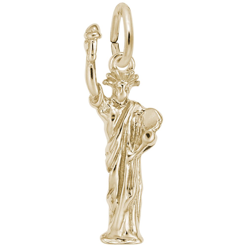 Statue of Liberty Charm - Sterling Silver Pendant for Bracelets & Necklaces - Perfect for Travel Lovers & NYC Souvenirs