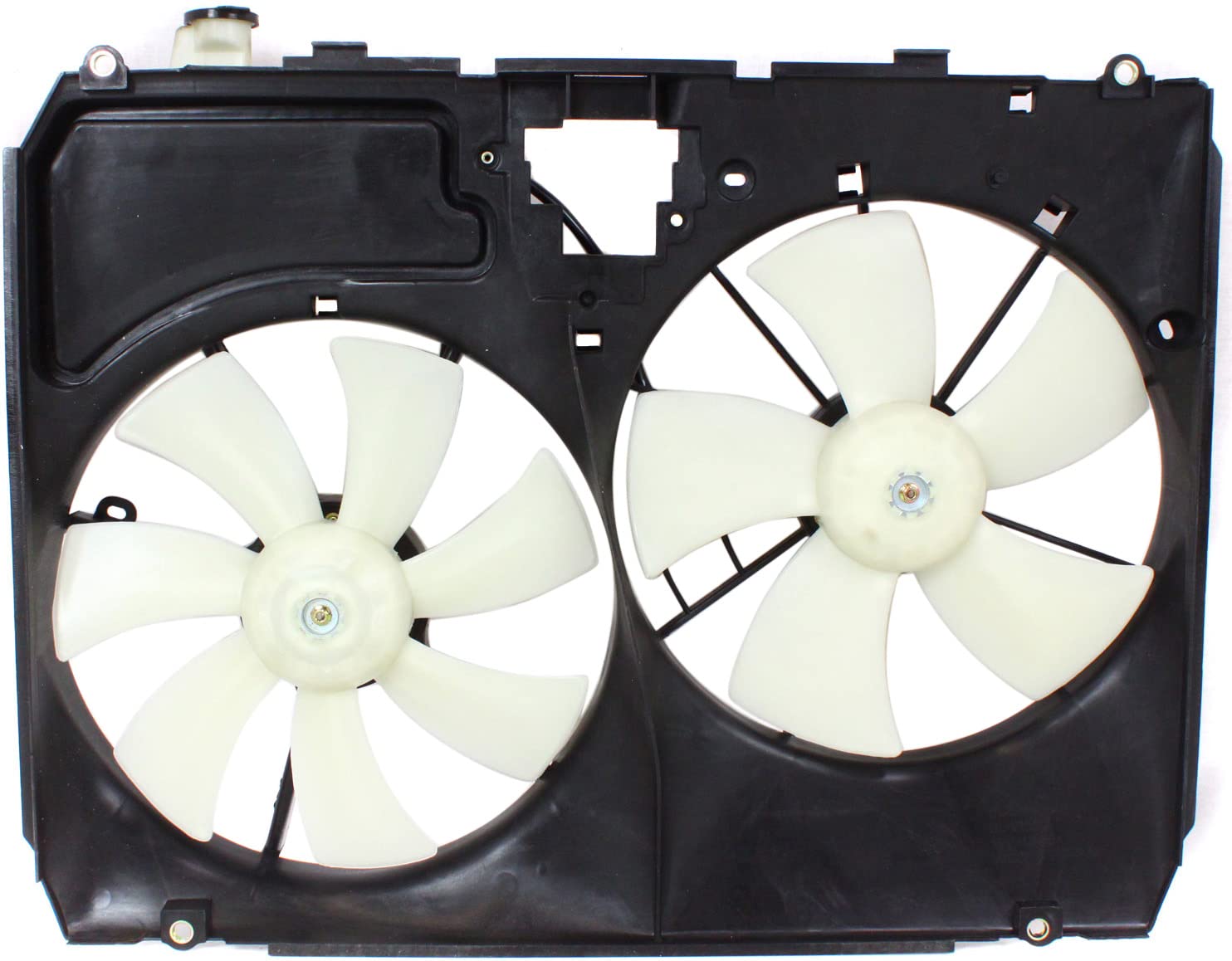 Evan Fischer Cooling Fan Assembly Compatible with 2004-2005 Toyota Sienna - TO3115134 | Replacement Radiator Cooling Fan for Engine Overheating Protection | Perfect for Summer Driving & Heavy Traffic Conditions