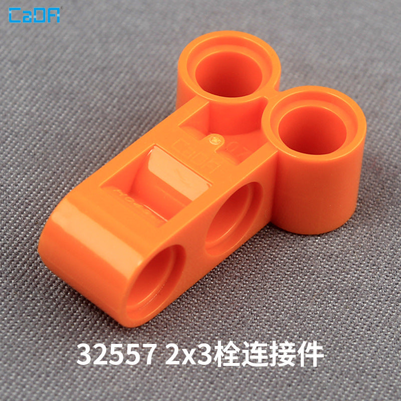 20pcs CADA 32557 Technic Pin Connector - Perpendicular Double 3L Building Blocks for LEGO-Compatible Sets - Perfect for Model Construction, DIY Projects & STEM Education
