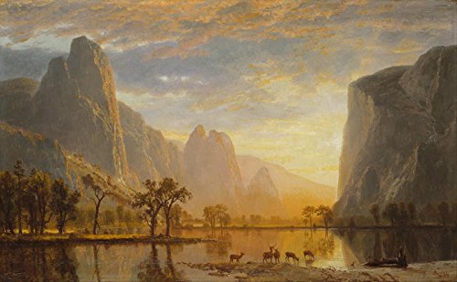 Albert Bierstadt Yosemite Valley Wall Decal - Peel & Stick Removable Mural (20