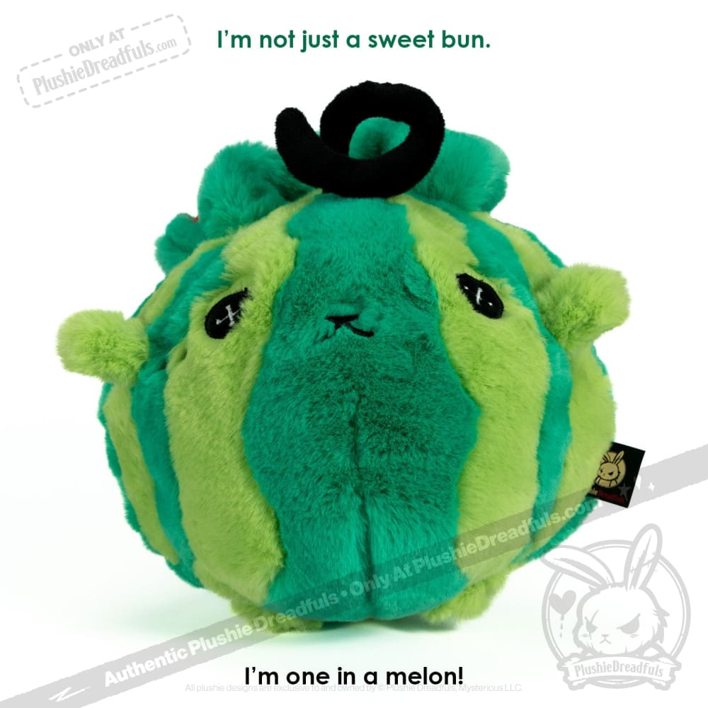 Plushie Dreadfuls Watermelon Rabbit Stuffed Animal Toy - Cute Soft Plush Bunny for Kids, Gift & Nursery Decor