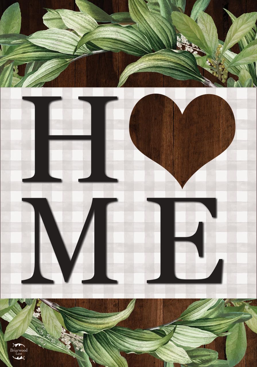 Briarwood Lane Farmhouse Style Garden Flag - Outdoor Decorative Welcome Sign for Porch, Yard, and Seasonal Home Decor