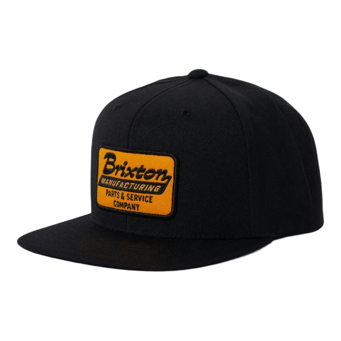 BRIXTON Township Snapback Hat - Black Adjustable Baseball Cap for Men & Women | Perfect for Outdoor Activities, Sports, and Casual Wear