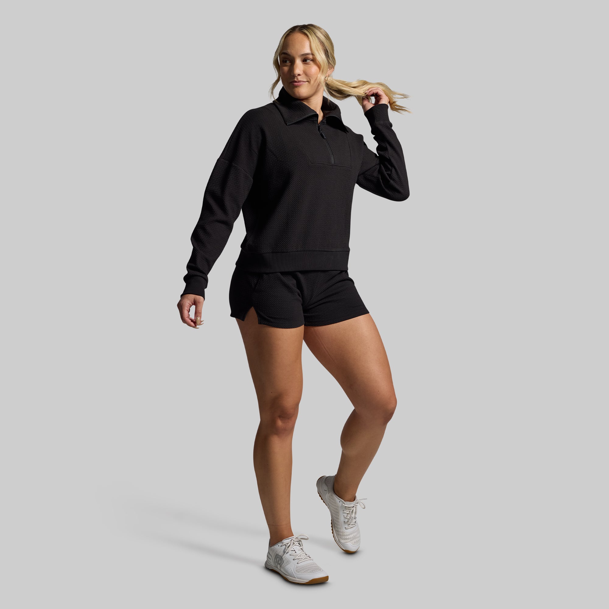 Women's Cloud Running Shorts - Lightweight Breathable Athletic Shorts for Women (Black) - Perfect for Jogging, Yoga, and Gym Workouts