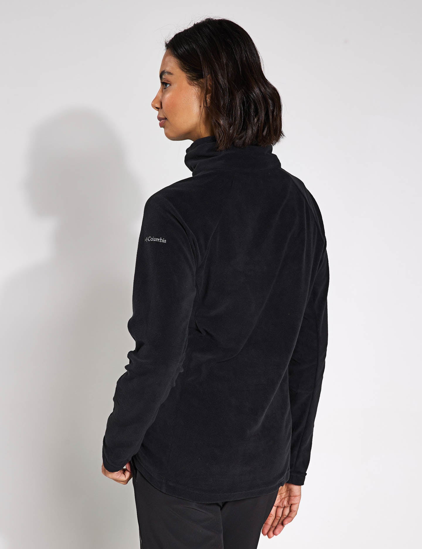Glacial IV Half Zip Fleece Jacket for Men & Women - Lightweight, Breathable, Moisture-Wicking Outdoor Pullover - Perfect for Hiking, Camping & Cold Weather Activities (Black)