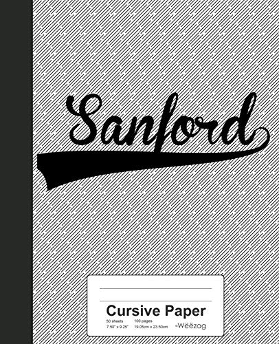 Sanford Weezag Cursive Writing Notebook - Handwriting Practice Paper for Kids & Adults - Perfect for Calligraphy, Lettering, and School Work