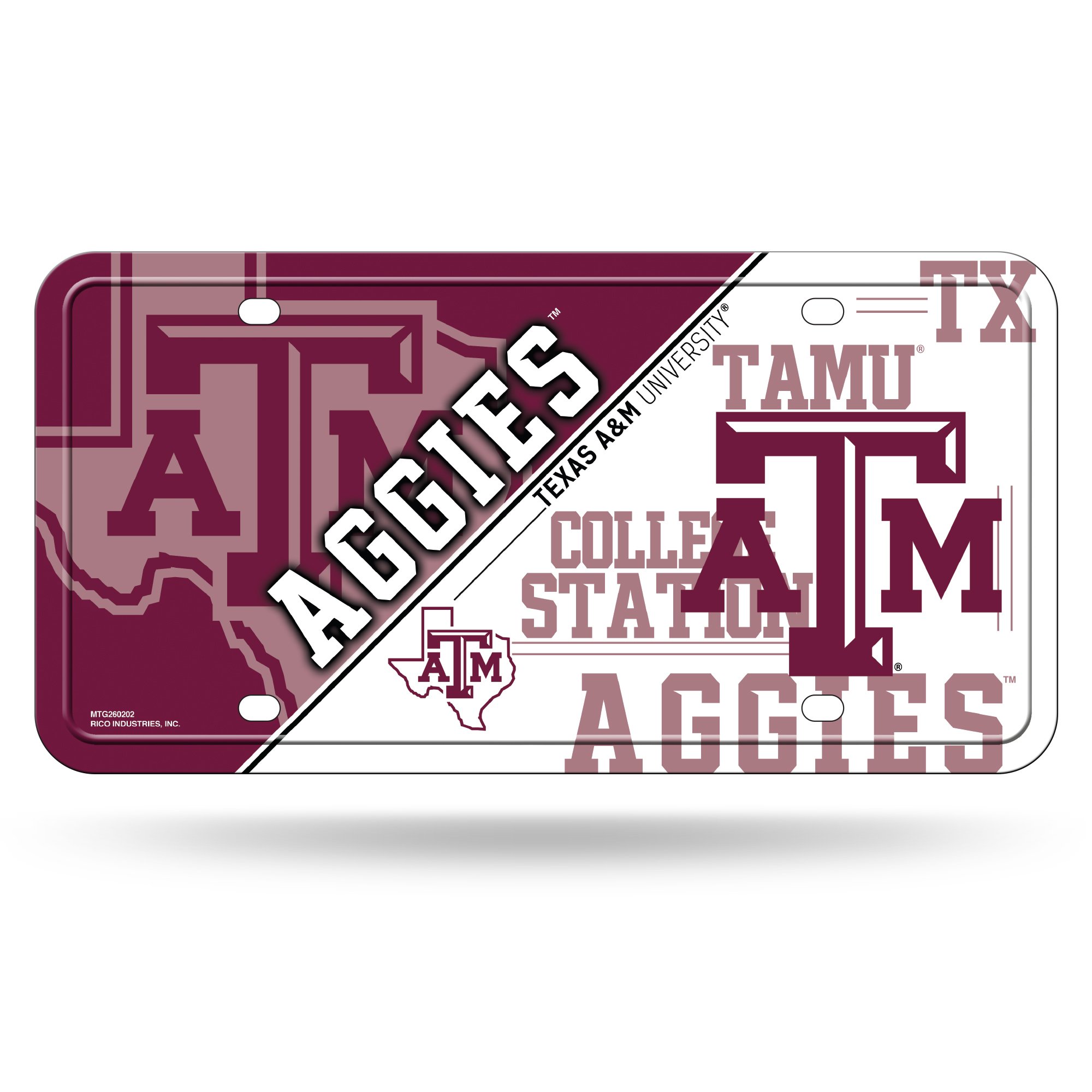 Official NCAA Unisex Metal License Plate Tag - Durable Car Accessory for Sports Fans, Alumni & Collectors - Perfect for Tailgating, Game Day & College Pride Display