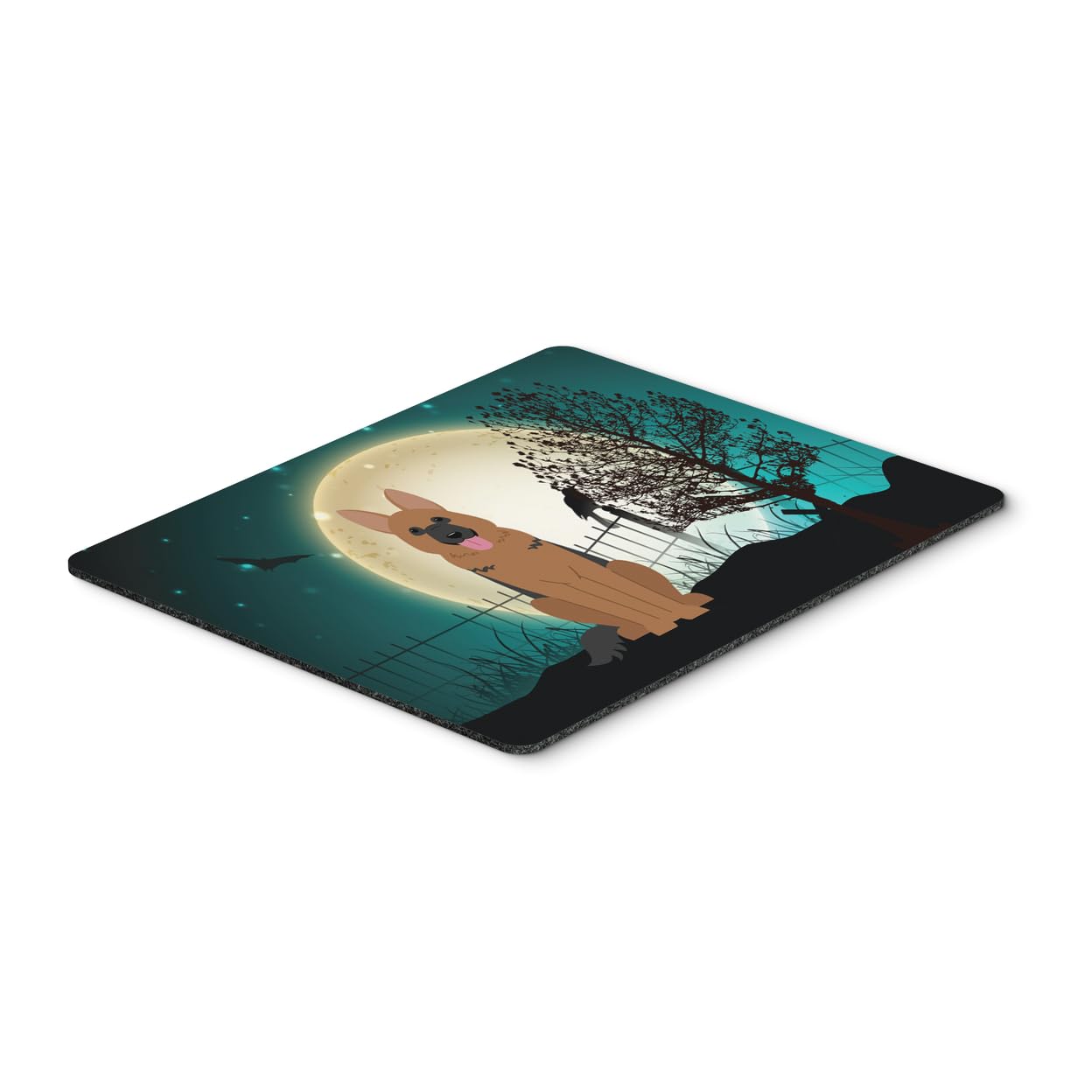Halloween Scary German Shepherd Mouse Pad - Large Washable Non-Slip Desk Mat for Home Office, Gaming & Computer Work | Perfect Gift for Dog Lovers & Halloween Decor