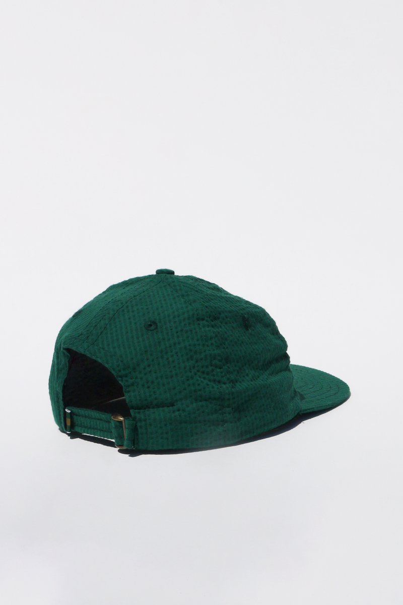 Lite Year Six Panel Seersucker Cap - Green | Breathable Summer Hat for Men & Women | Perfect for Outdoor Activities, Beach, Hiking and Casual Wear
