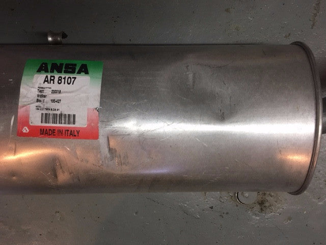 Alfa Romeo 164 Exhaust Center Pipe - High Performance Stainless Steel Replacement Part for 1988-1997 Models | Perfect for Car Restoration & Performance Upgrades