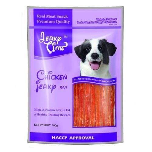 Premium Chicken Jerky Bar for Dogs - 100g & 500g All-Natural Protein Dog Treats | High-Value Training Rewards & Healthy Snacks for Active Pets
