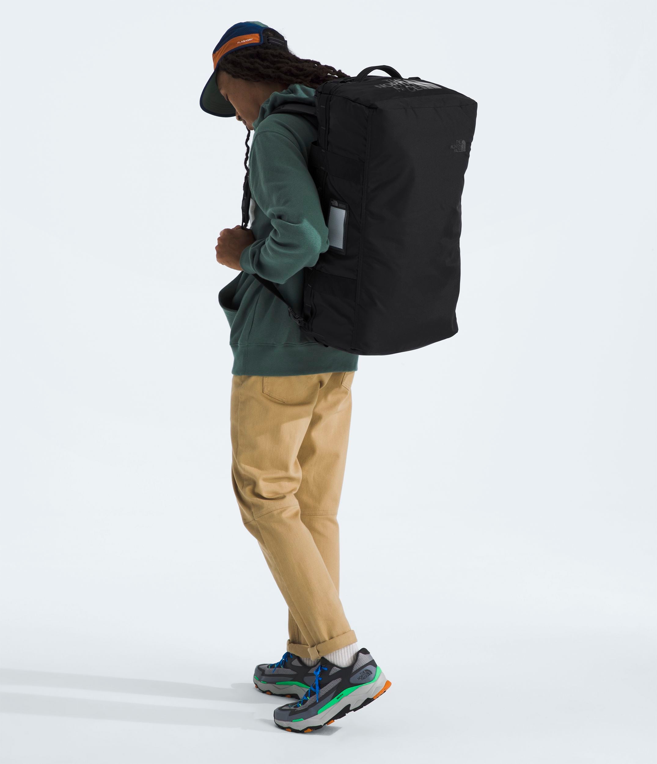 The North Face Base Camp Voyager Duffel 62L - Waterproof Travel Duffel Bag for Camping, Hiking & Outdoor Adventures - Durable Gear for Men & Women