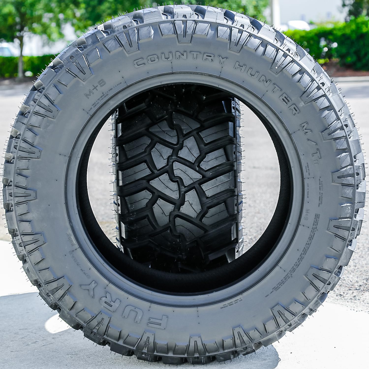 FURY OFFROAD® IF35125020 35X12.50R20LT MTII Mud Terrain Off-Road Tires for Trucks & Jeeps - Perfect for Rock Crawling, Mudding & Trail Adventures