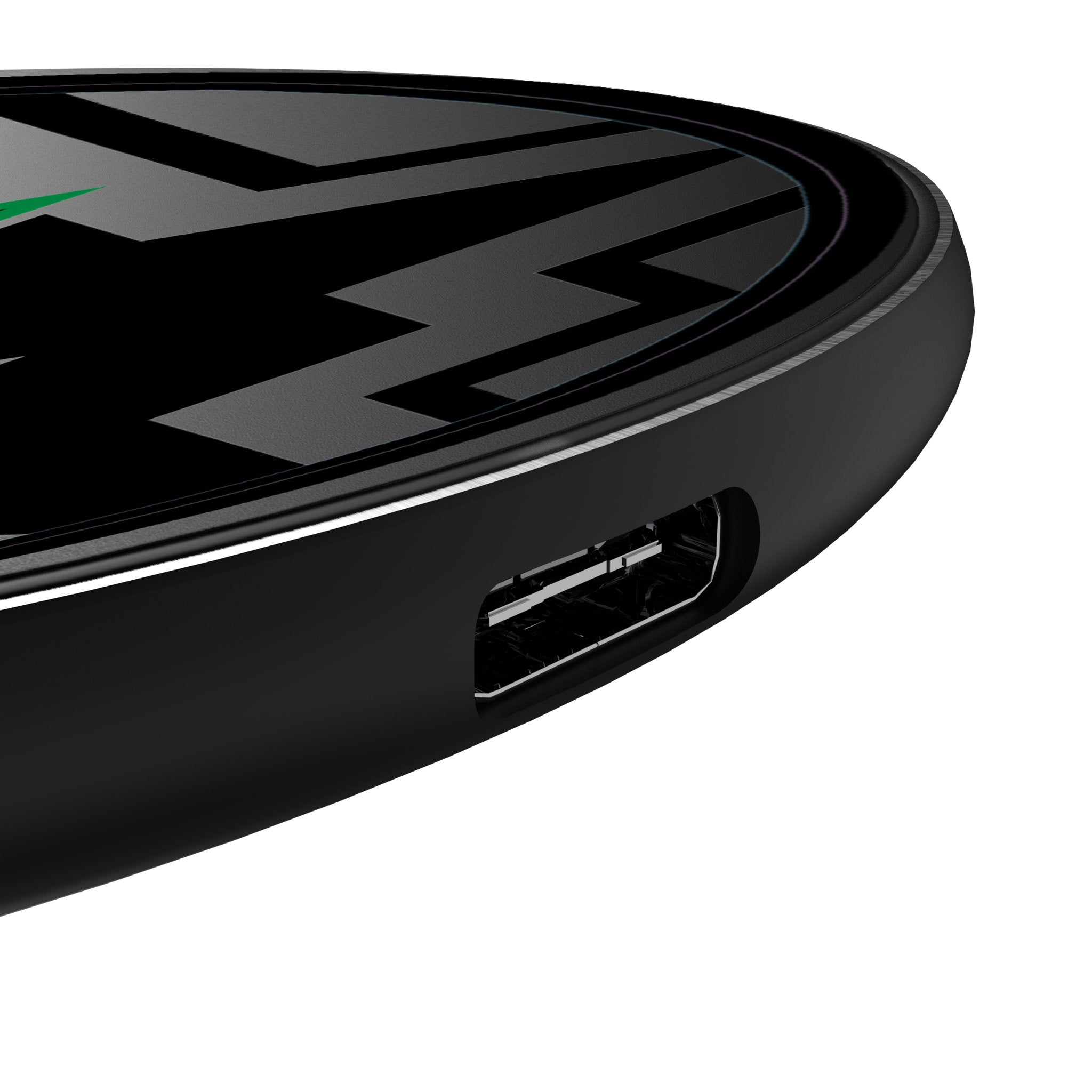 Dallas Stars Monocolor Tilt 15W Fast Wireless Charger - Perfect for Nightstands, Desks & Office Use
