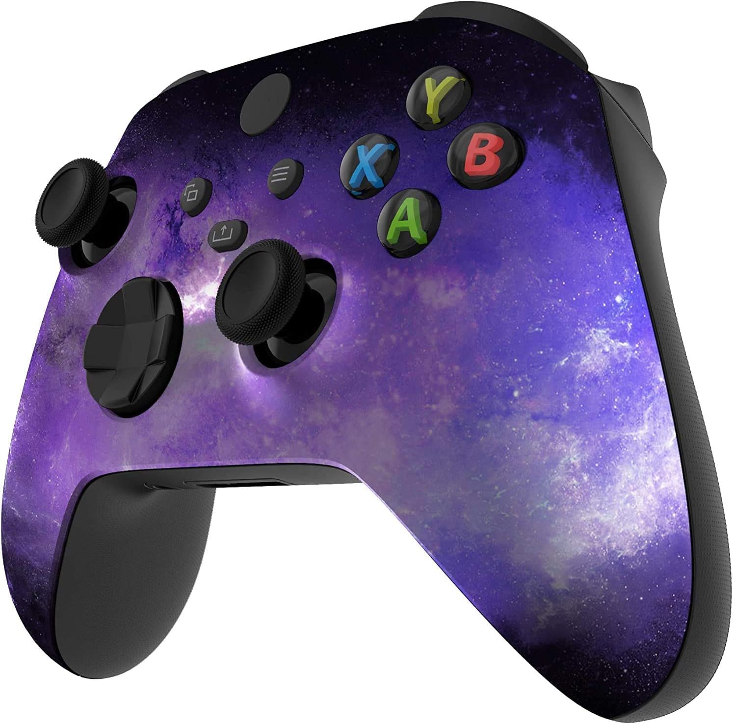 Custom Xbox Series X/S, Xbox One & PC Gaming Controller - Soft Shell Comfort Grip with Galaxy Design - Perfect for Competitive Gaming & Long Play Sessions