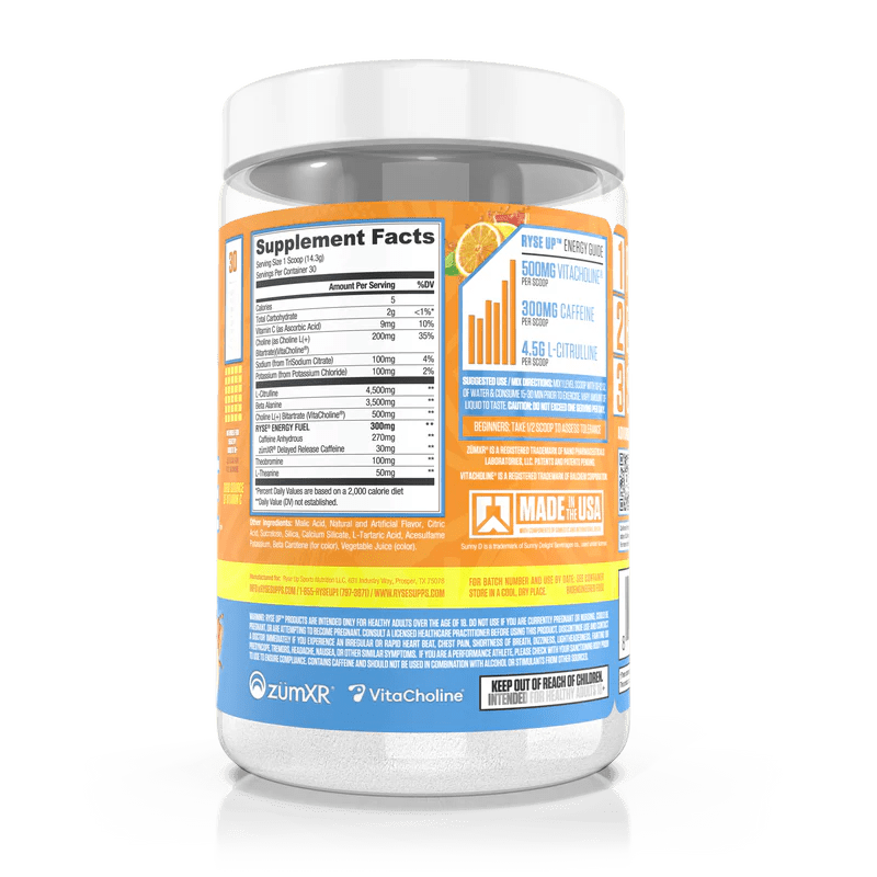 Ryse Loaded Pre-Workout Supplement - Boost Energy, Focus & Performance for Gym & Fitness Training | Ideal for Athletes & Bodybuilders