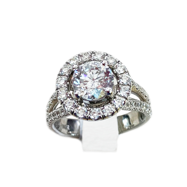 14K White Gold Diamond Ring for Women - Elegant Solitaire Engagement & Wedding Band - Perfect for Proposals, Anniversaries & Special Occasions