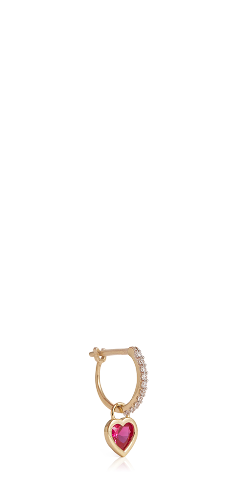 Heart Huggie Earrings - Dainty Gold Huggie Hoop Earrings for Women, Minimalist Everyday Jewelry Gift for Her | Perfect for Date Night, Office Wear & Casual Outfits