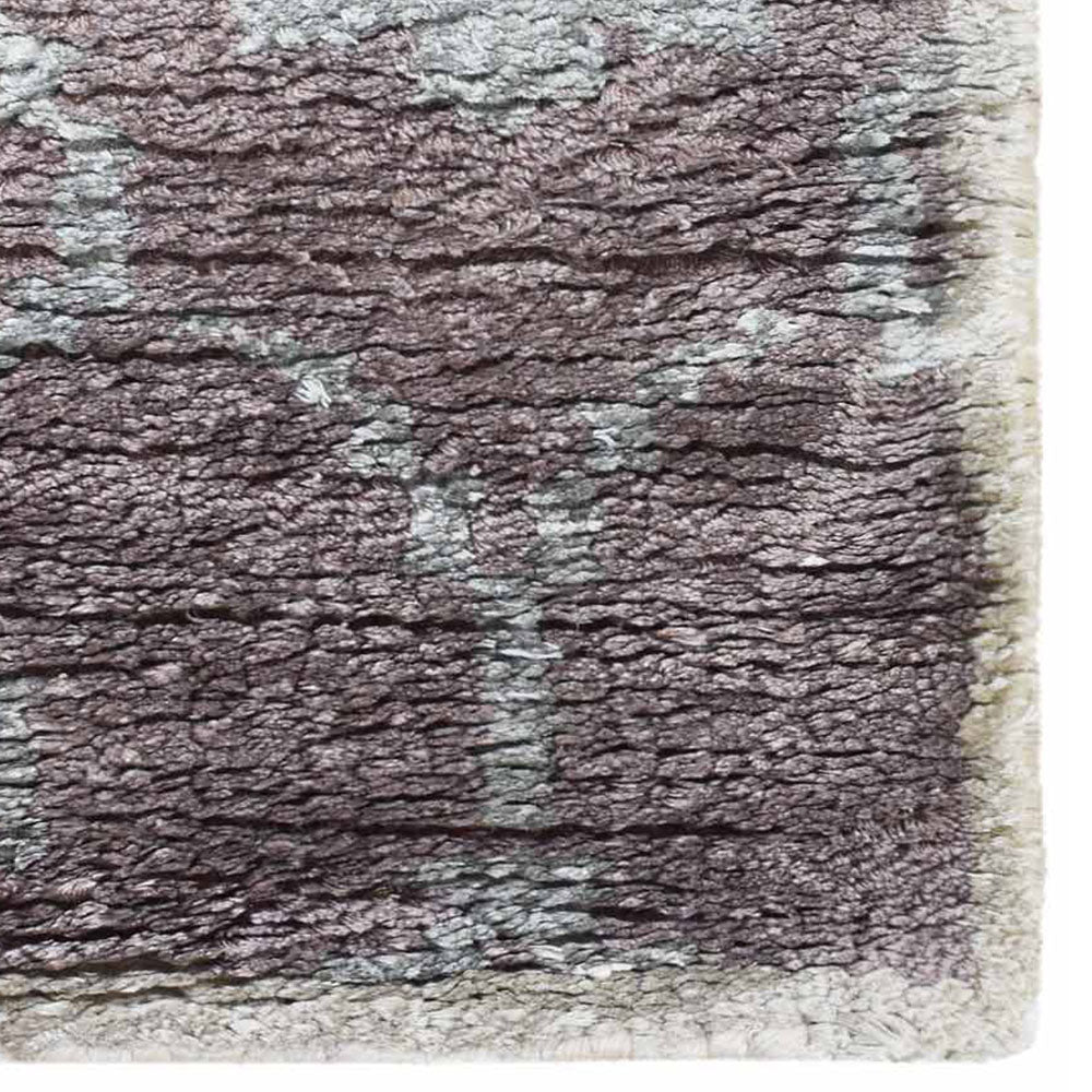 Hand Knotted Hypnotic Design Rug - Bohemian Style Area Rug for Living Room, Bedroom, and Home Decor