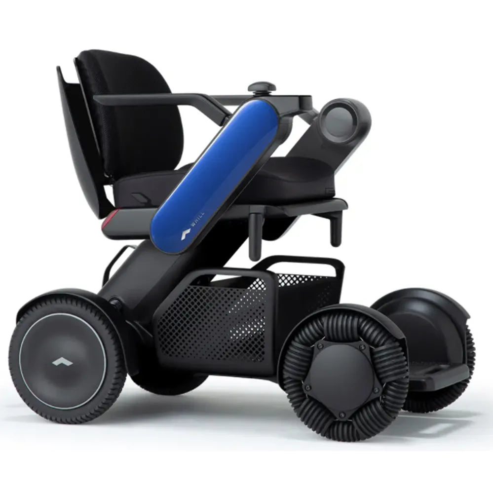 Whill Model C2 Power Wheelchair - Lightweight, Foldable Electric Mobility Scooter for Adults & Seniors - Indoor & Outdoor Use for Shopping, Travel & Daily Activities