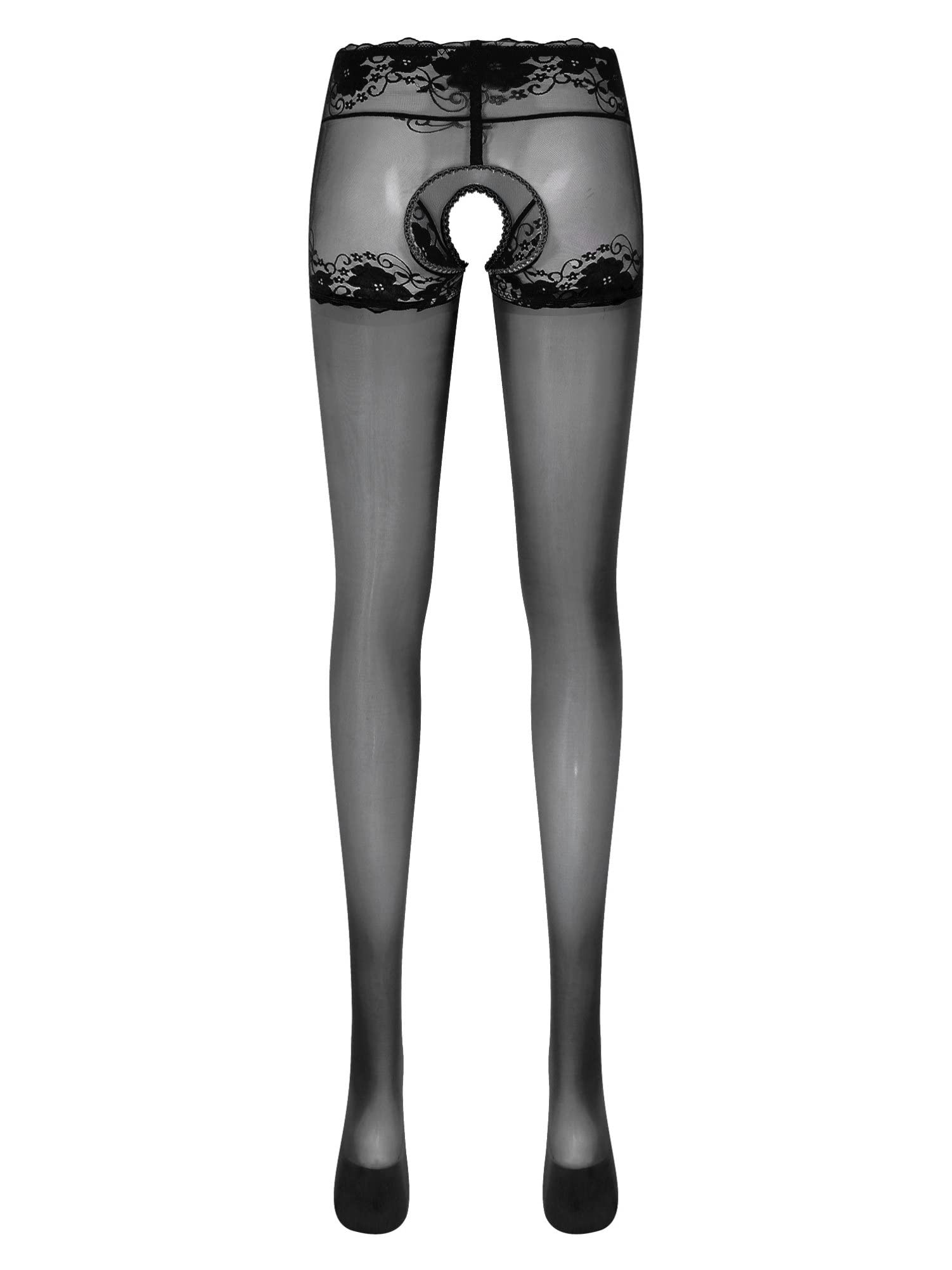 Sexy Fishnet Stockings for Women - Transparent Thigh High Garter Suspender Pantyhose Lingerie | Perfect for Valentine's Day, Cosplay & Night Out
