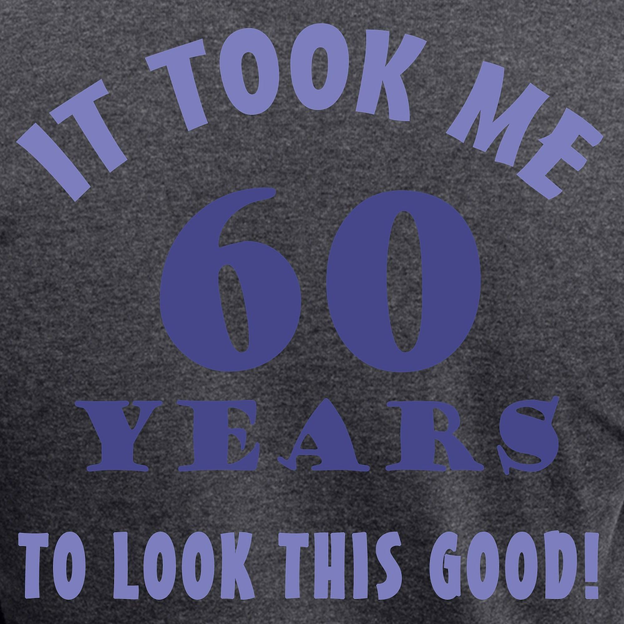 Funny 60th Birthday Gag Gift for Women - Novelty Pajama Set in Charcoal | Comfortable Lounge Wear for Birthday Parties & Relaxation