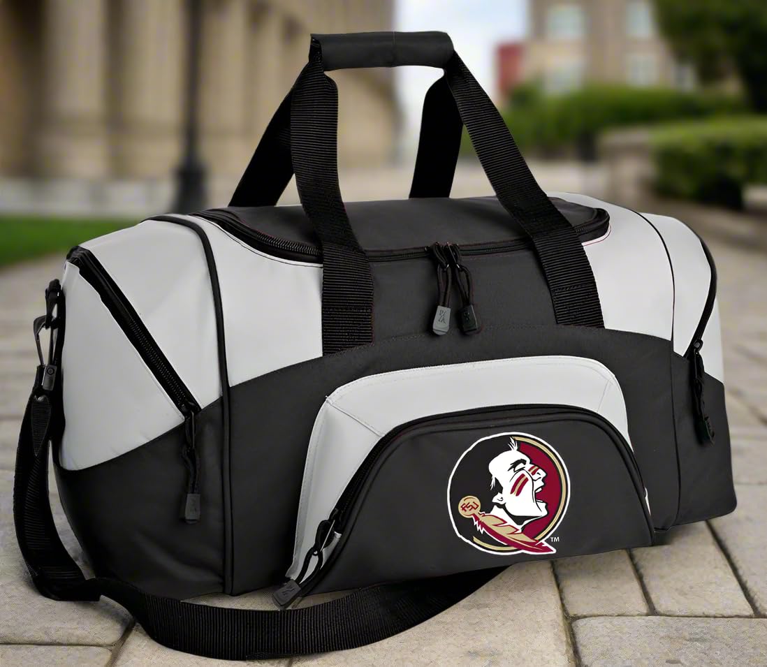 Florida State University FSU Duffel Bag - Lightweight Gym Bag for Travel, Sports & Workout - Perfect for College Students, Athletes & Travelers