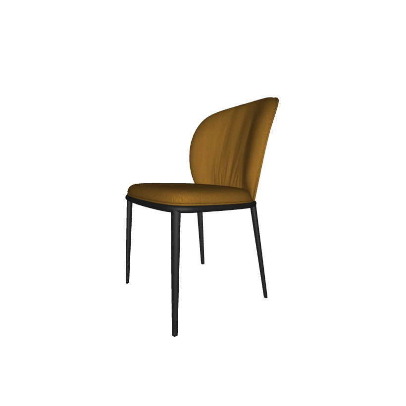 Cattelan Italia Chris Modern Leather Dining Chair - Stylish & Comfortable for Home, Office, and Restaurant Use
