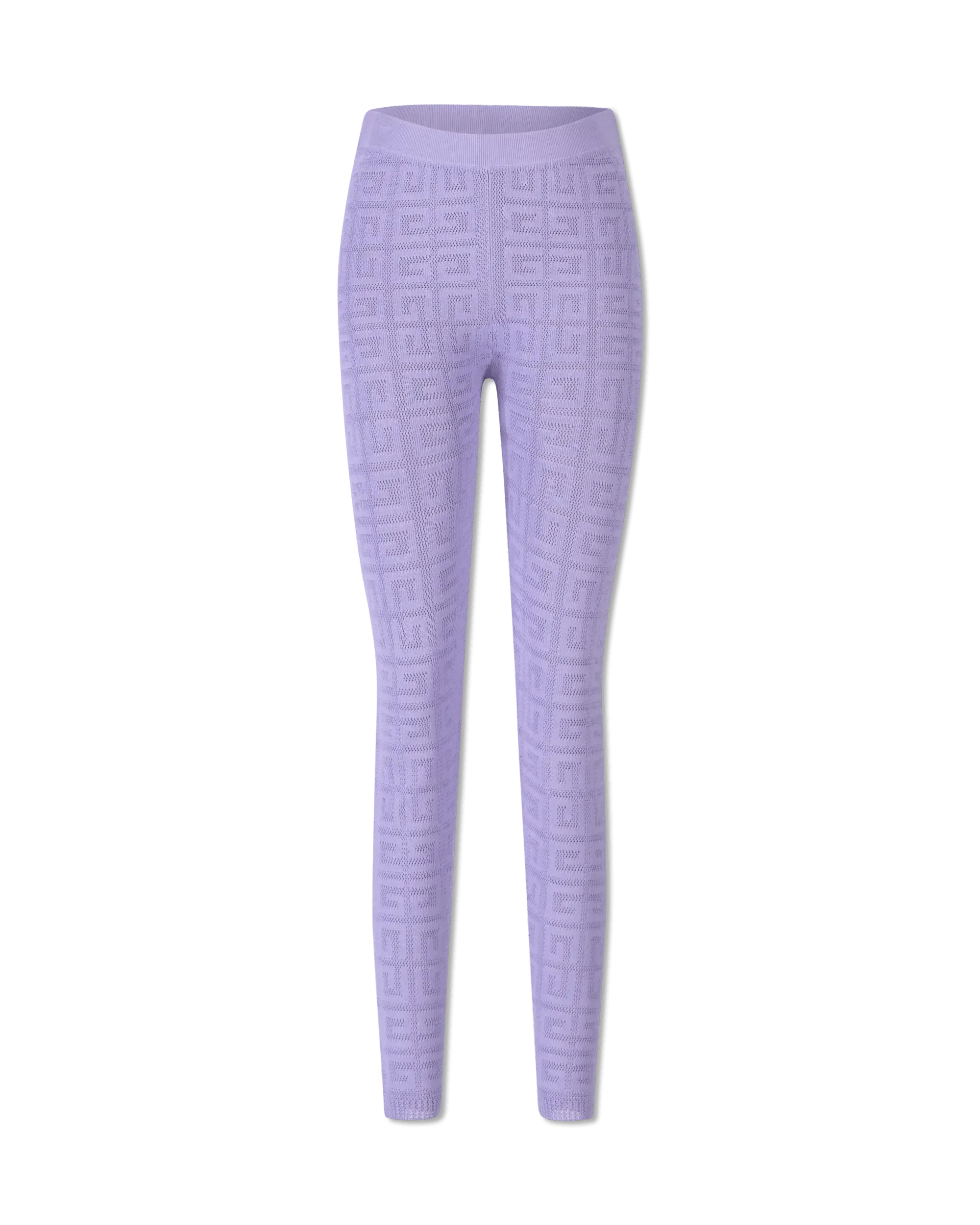 Stylish Monogram Stretch Slim Pants for Women - Comfortable Slim Fit Trousers with Elastic Waistband - Perfect for Office, Travel & Casual Wear