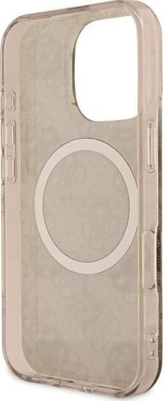 Guess IML Peony Floral Design MagSafe Case for iPhone 16 Pro Max (6.9