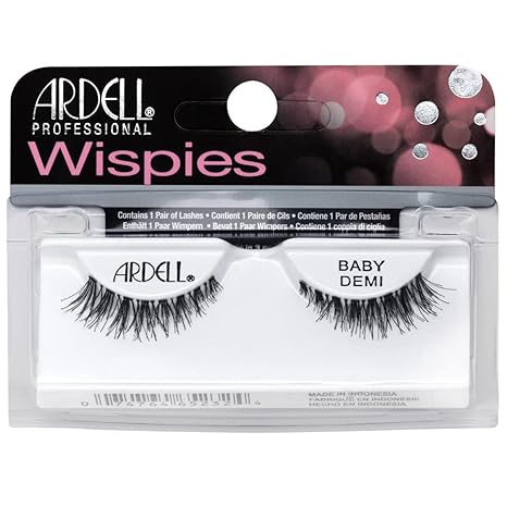 Ardell Baby Demi Wispies False Eyelashes 65232 - Natural Looking Strip Lashes for Everyday Wear & Special Occasions