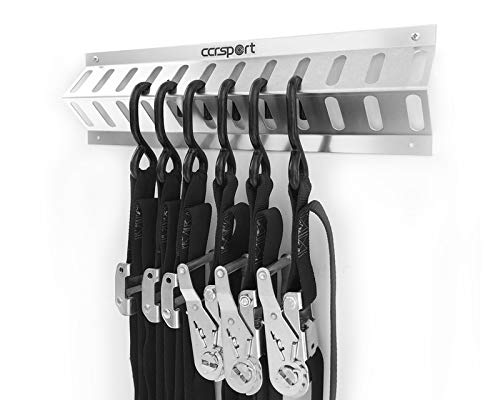 Heavy Duty Strap Rack Tie Down Organizer - Durable Storage Solution for Truck, RV, Garage & Boat - Perfect for Organizing Ratchet Straps, Bungee Cords & Tow Ropes