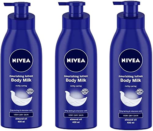 Nivea Nourishing Body Milk Lotion - 40.5 fl oz (1200ml) for Dry Skin | Hydrating & Moisturizing Body Care | Perfect for Daily Use, After Shower & Winter Skin Protection