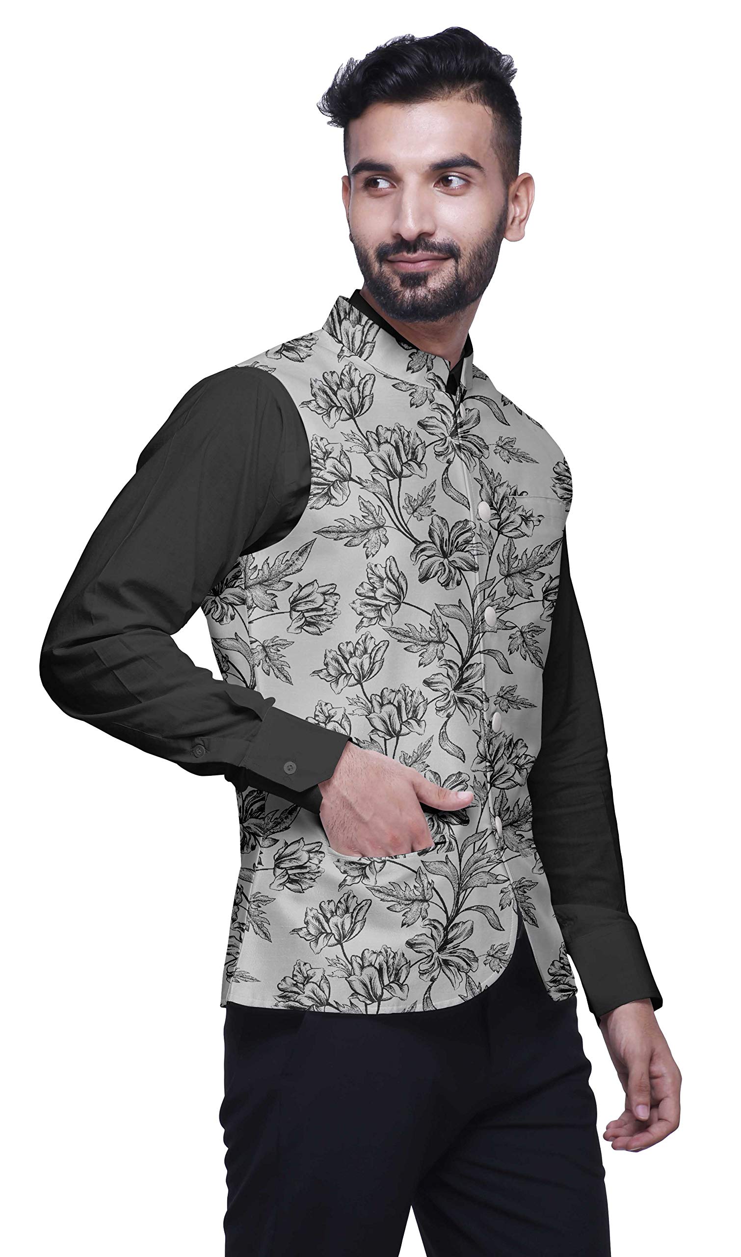 Stylish Atasi Men's Printed Casual Jacket for Party & Wedding Wear | Elegant Formal Blazer for Special Occasions & Evening Events