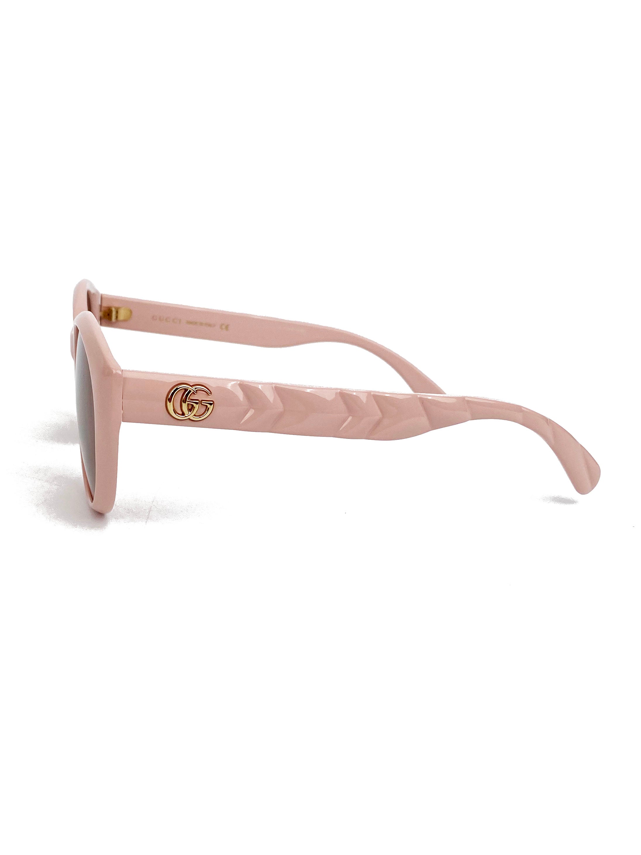 Gucci GG0814SK Pale Pink Sunglasses for Women - Luxury Designer Shades for Summer, Beach & Outdoor Fashion