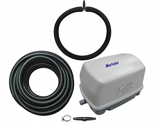 Hakko Matala MEA Pro 1 EZ-Air Complete Pond Aeration System - Oxygenates Water for Healthier Fish & Plants in Ponds, Lakes & Water Gardens