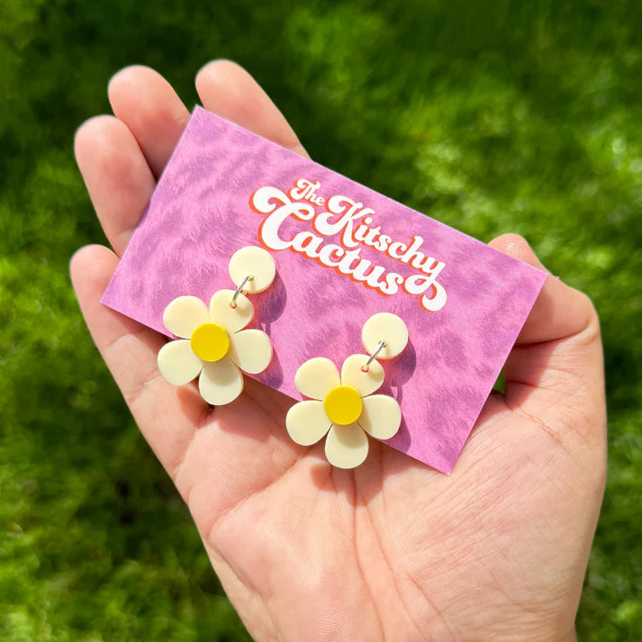 Incense & Peppermints Mini Stud Earrings - Dainty Floral Aromatherapy Jewelry for Women | Perfect for Everyday Wear, Gifts & Boho Fashion