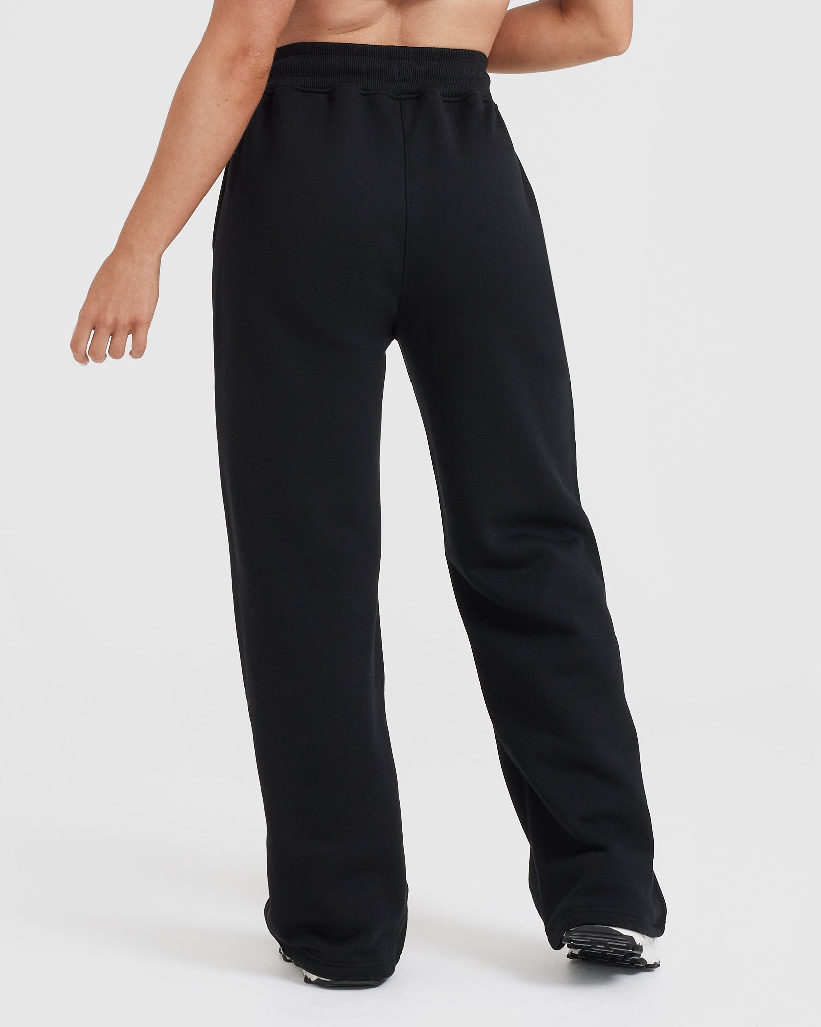 All Day Straight Leg Joggers for Women - Soft Comfortable Lounge Pants - Perfect for Yoga, Running & Casual Wear | Black