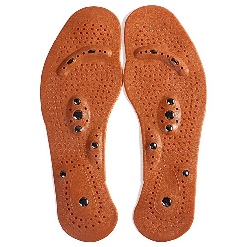 Magnetic Therapy Insoles for Foot Pain Relief - Acupressure Massage & Magnetotherapy Foot Care - Improve Circulation & Reduce Discomfort - Ideal for Running, Walking & Daily Comfort
