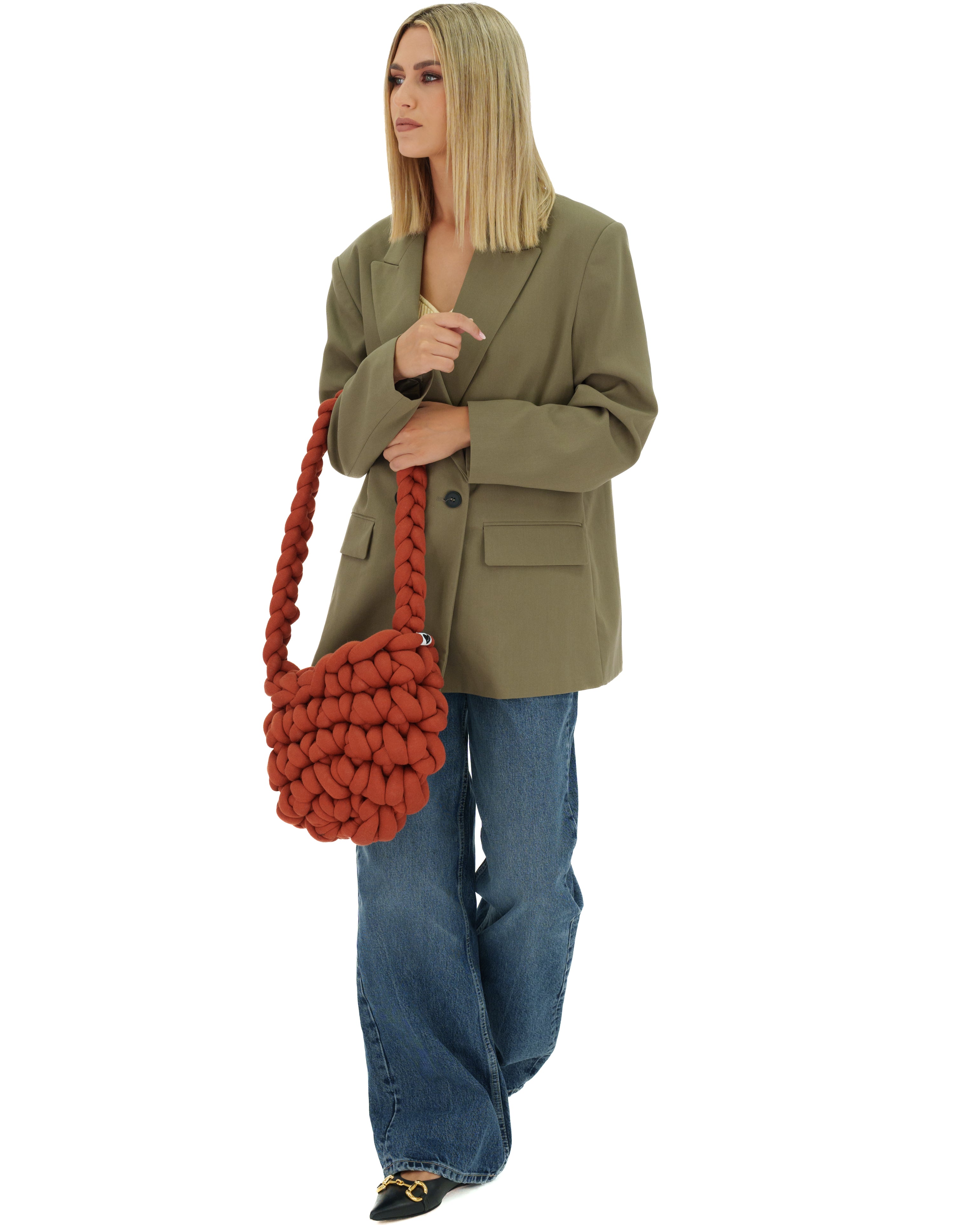 Stylish Big Knot Shoulder Bag for Women - Fashionable Crossbody Purse with Adjustable Strap, Perfect for Work, Travel & Daily Use