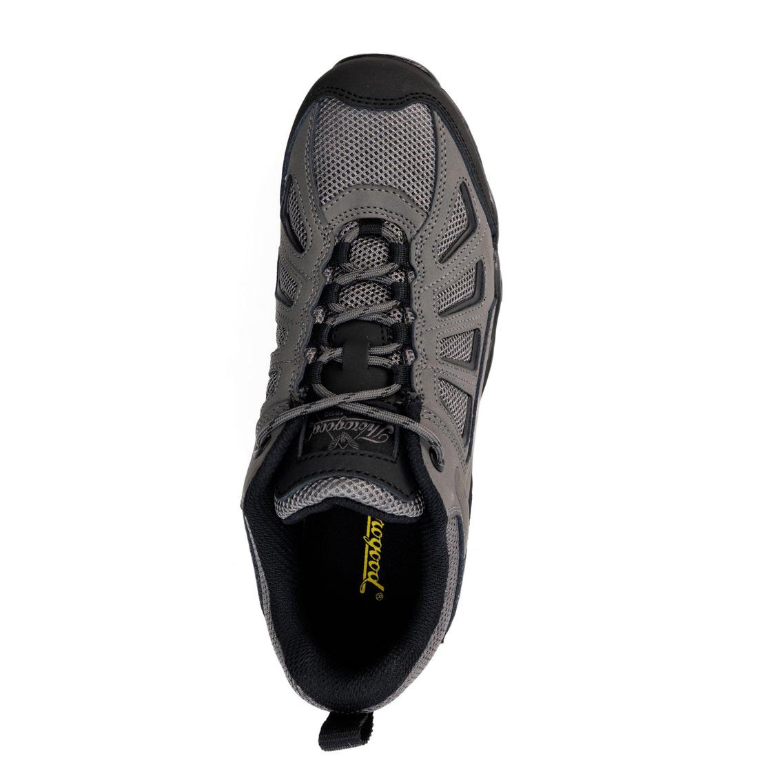Crosstrex Series SD Ox Hiker Composite Toe Work Shoes for Men - Grey & Black - Lightweight Safety Boots for Construction, Hiking & Outdoor Work