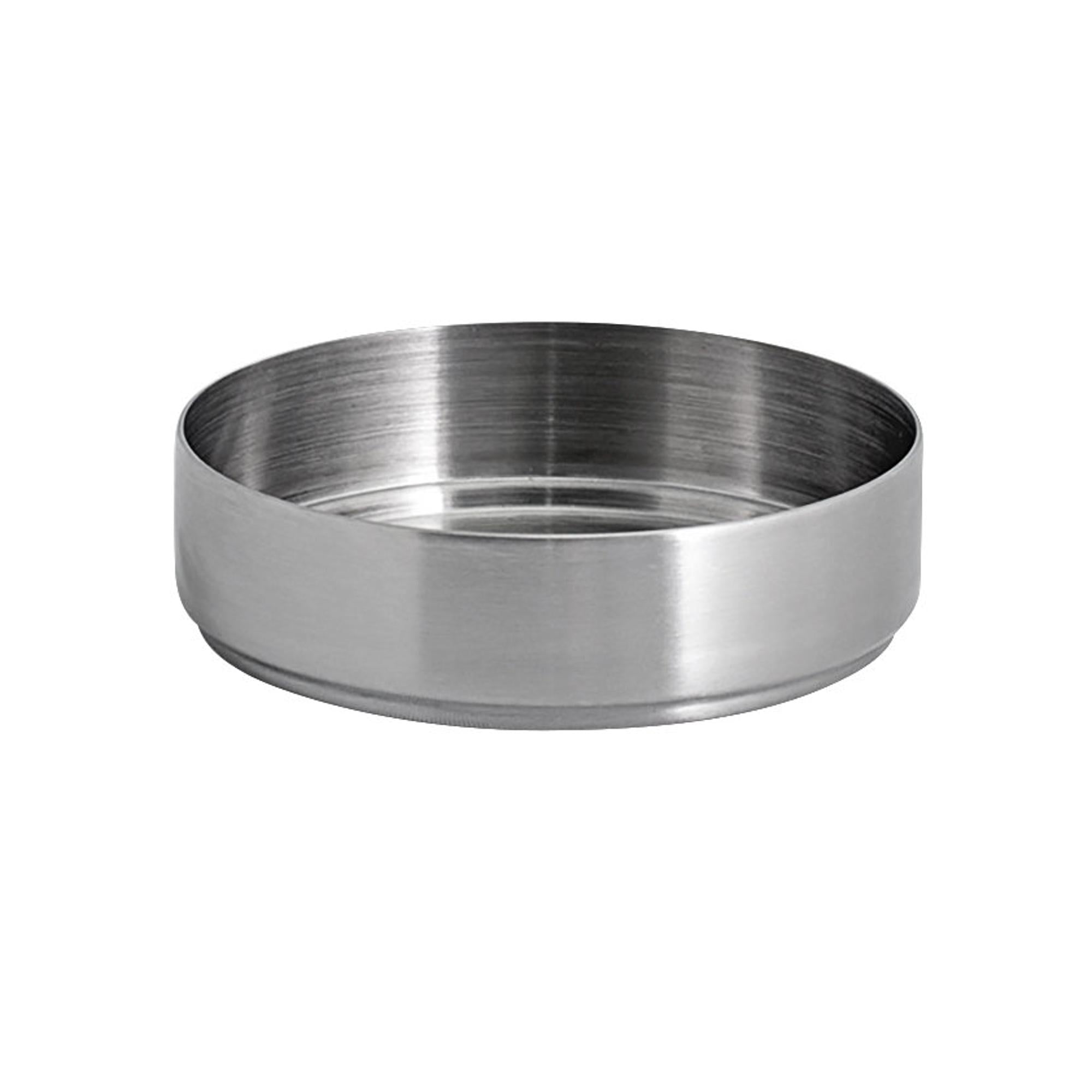 Premium 3 oz Round Soho Brushed Stainless Steel Ramekins - Set of 12 | Elegant Serving Bowls for Desserts, Dips, Candles & Home Decor | Perfect for Restaurants, Bakeries & Dinner Parties